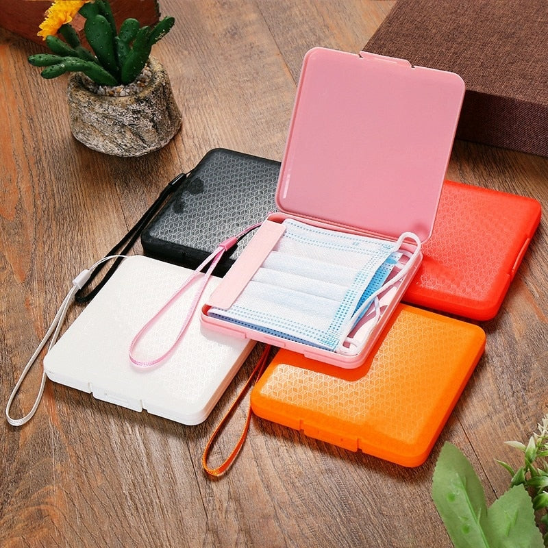 Cute Cartoon Mask Storage Box - Image 0