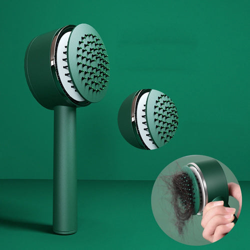Anti-Static Self Cleaning Hair Brush - Image 0