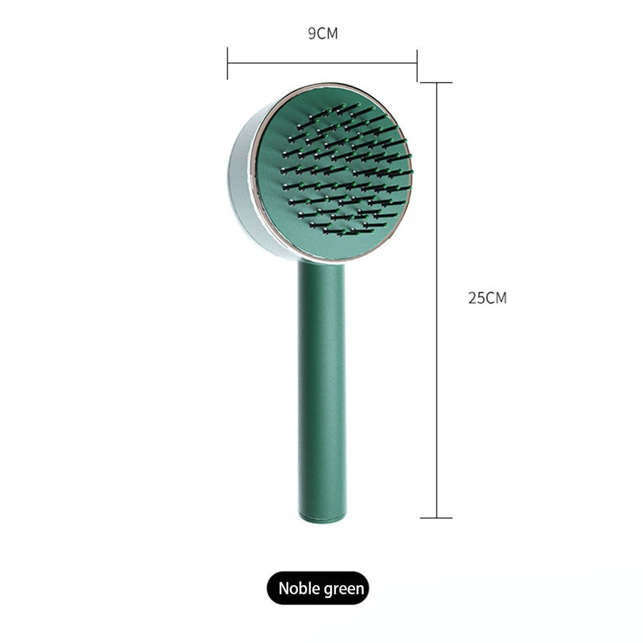 Anti-Static Self Cleaning Hair Brush - Image 6