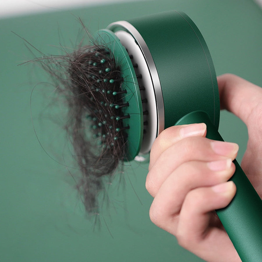 Anti-Static Self Cleaning Hair Brush - Image 2