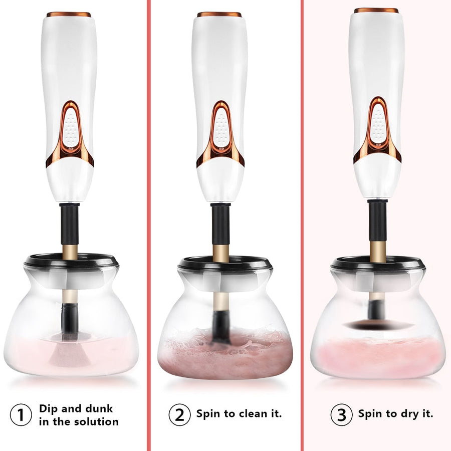 Portable Quick Makeup Brush Cleaner Dryer - Image 7