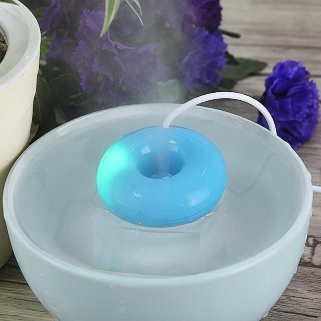 Mini Portable USB Donut Shaped Air Humidifier - Image 1