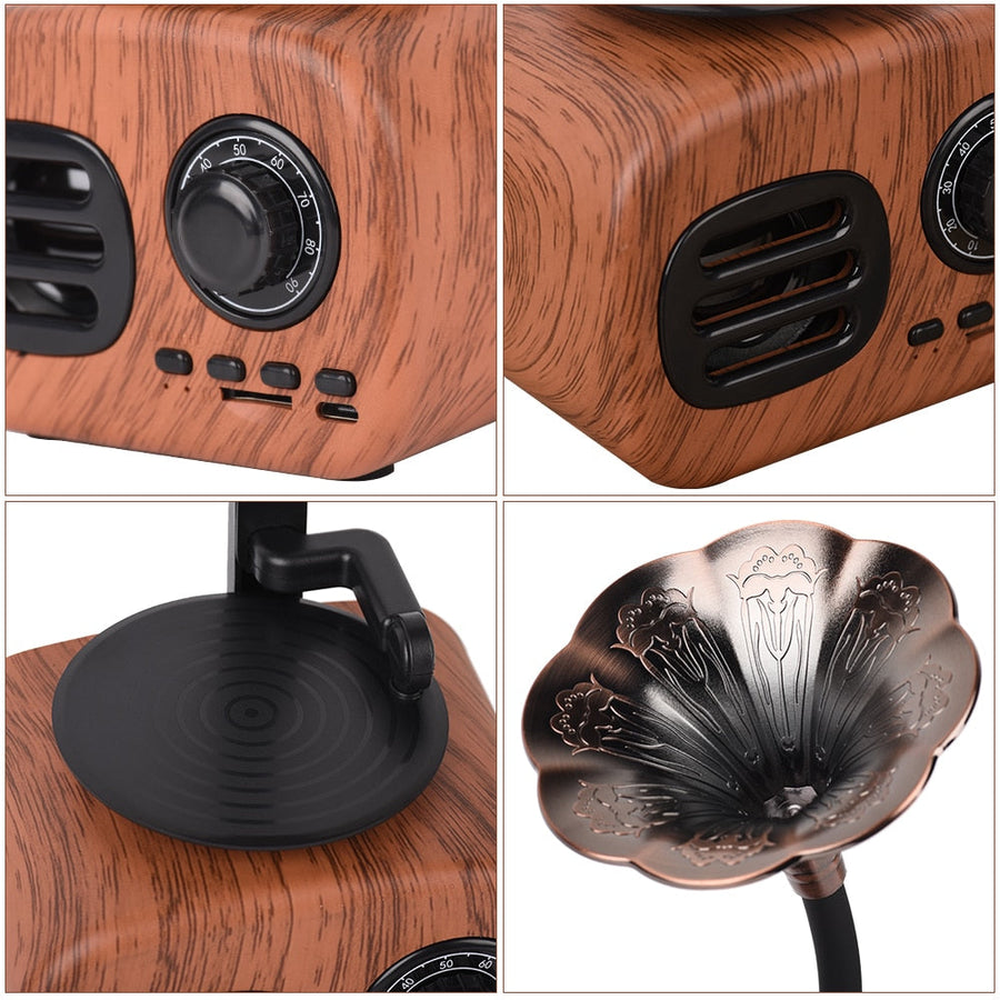Retro Phonograph Bluetooth Radio Speaker - Image 2