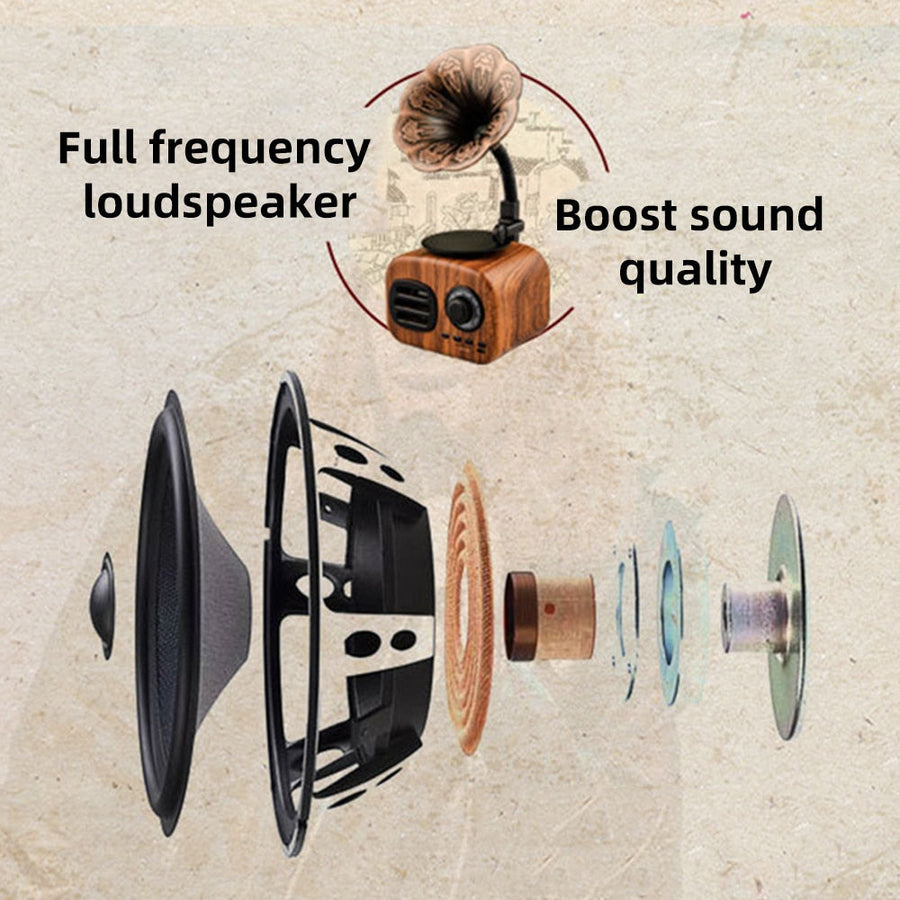 Retro Phonograph Bluetooth Radio Speaker - Image 11