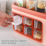 Multifunctional Kitchen Seasoning Holder Storage Organizer