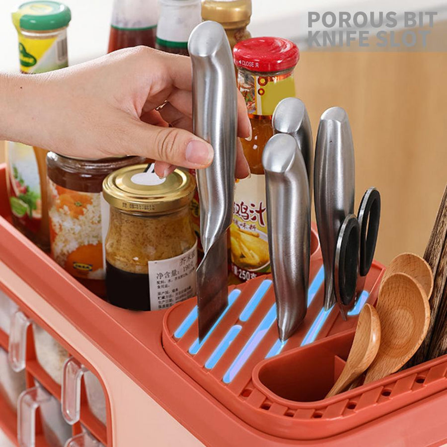 Multifunctional Kitchen Seasoning Holder Storage Organizer - Image 3