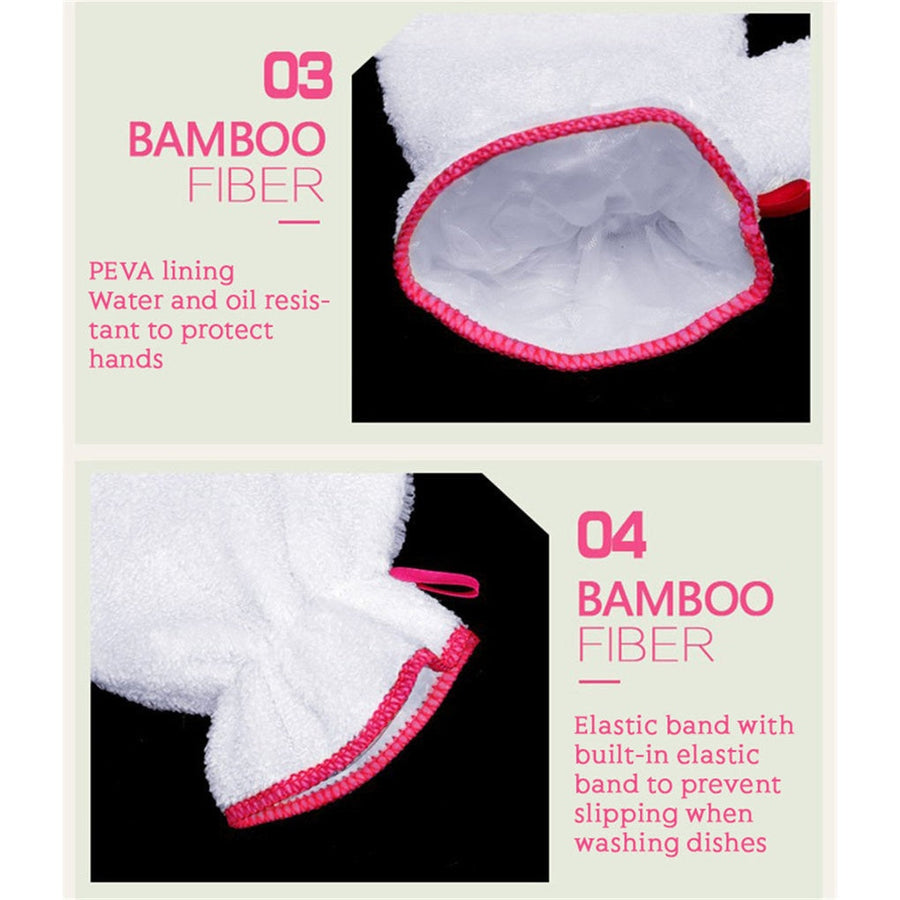 Reusable Waterproof Fiber Dishwashing Gloves - Image 3