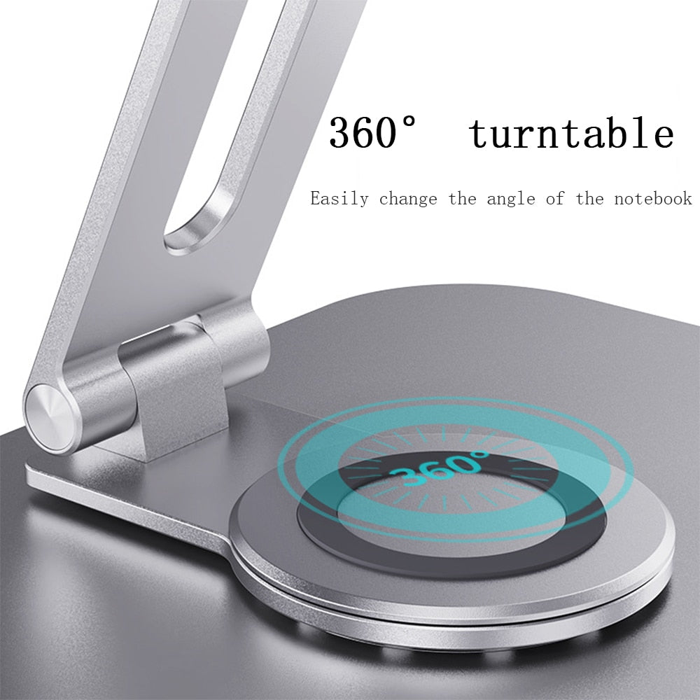 360 Rotating Ergonomic Laptop Holder Riser