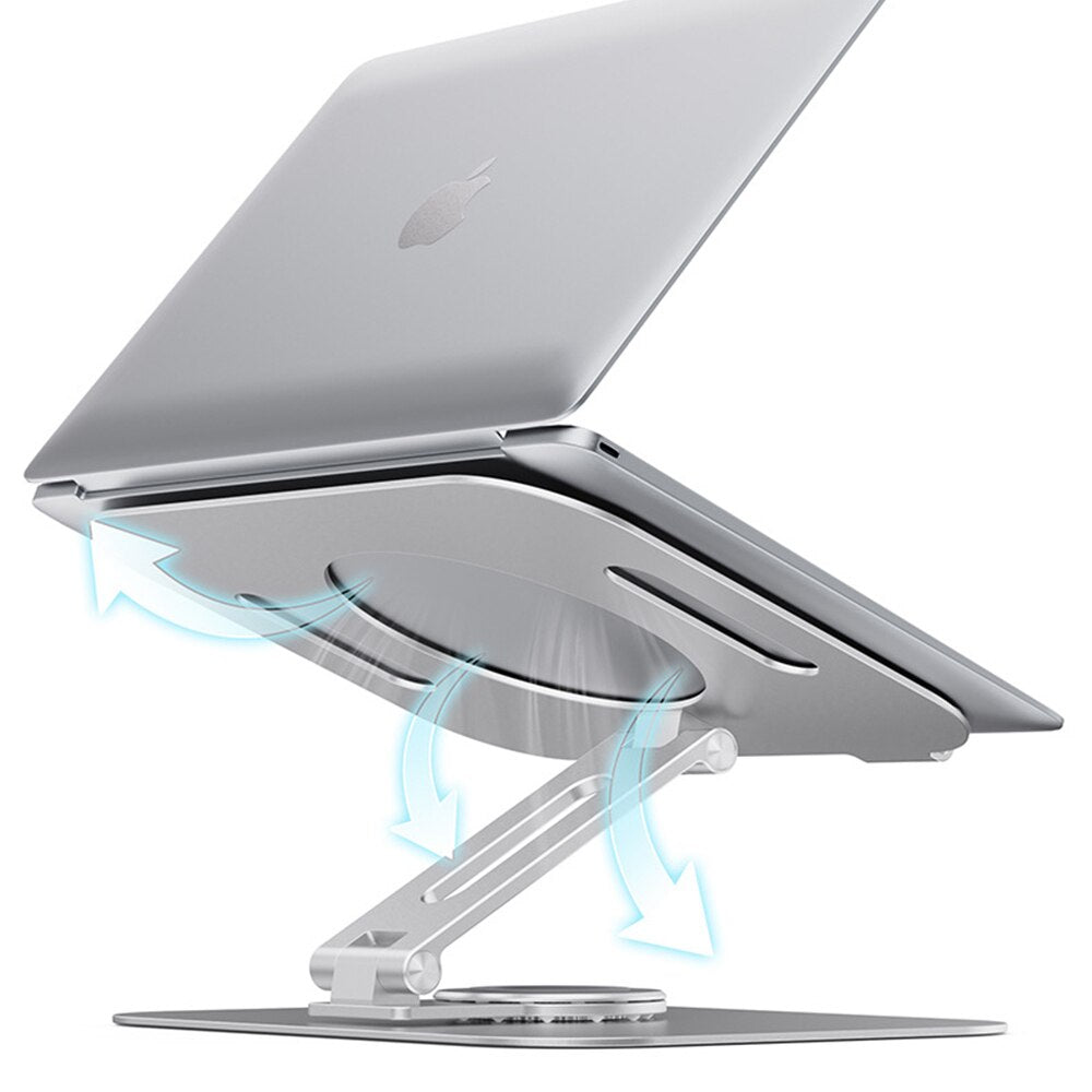 360 Rotating Ergonomic Laptop Holder Riser