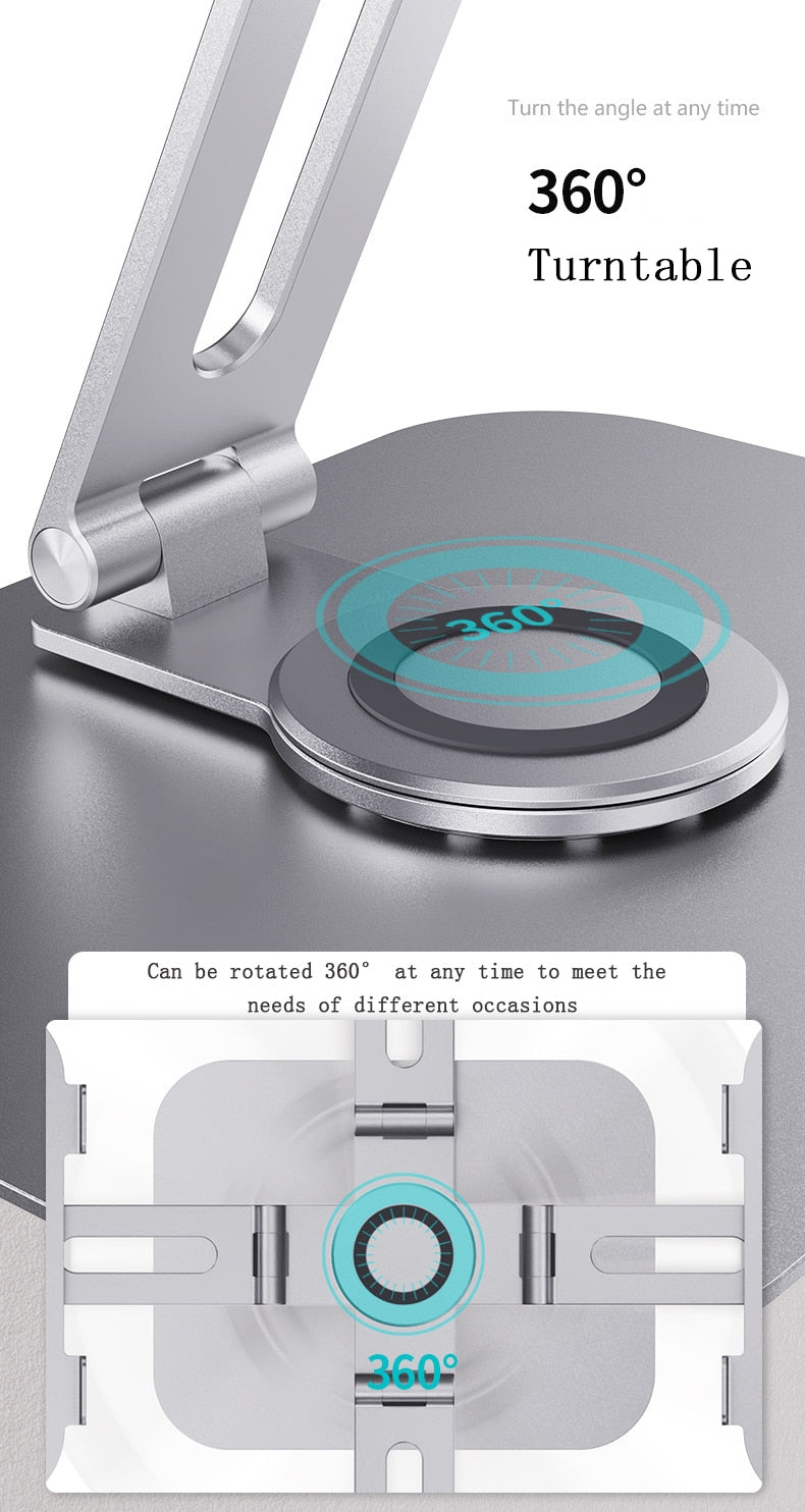 360 Rotating Ergonomic Laptop Holder Riser - Image 8