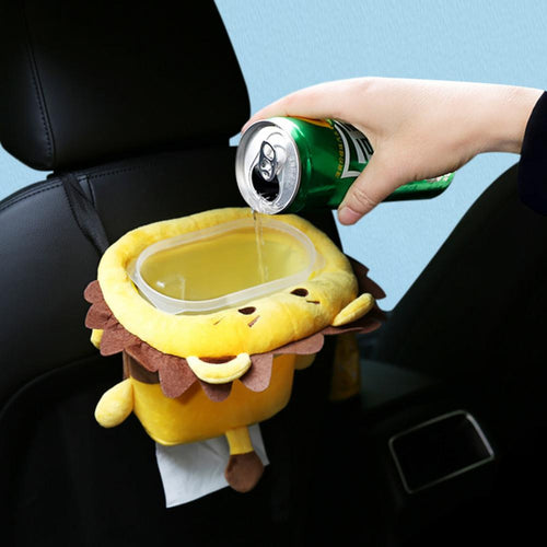 Animal Shape Kids Car Trash Can - Image 0