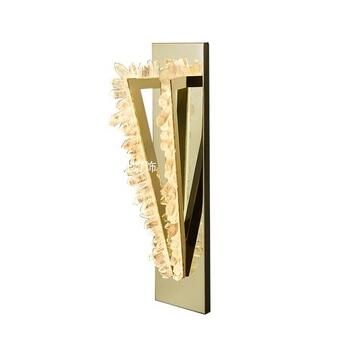 Modern Elegant Crystal Stone Led Wall Lamp