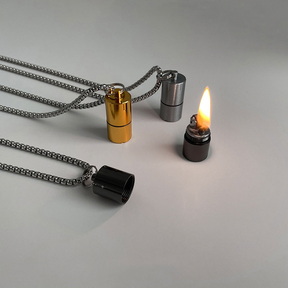 Titanium Mini Lighter Necklace