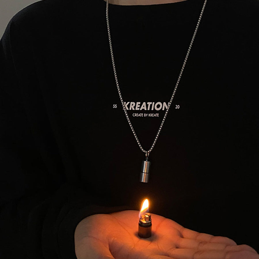 Titanium Mini Lighter Necklace - Image 1