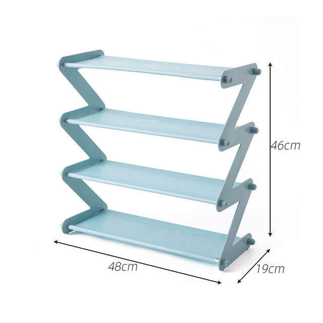 Minimal Z Adjustable Table Organizer and Shoe Rack