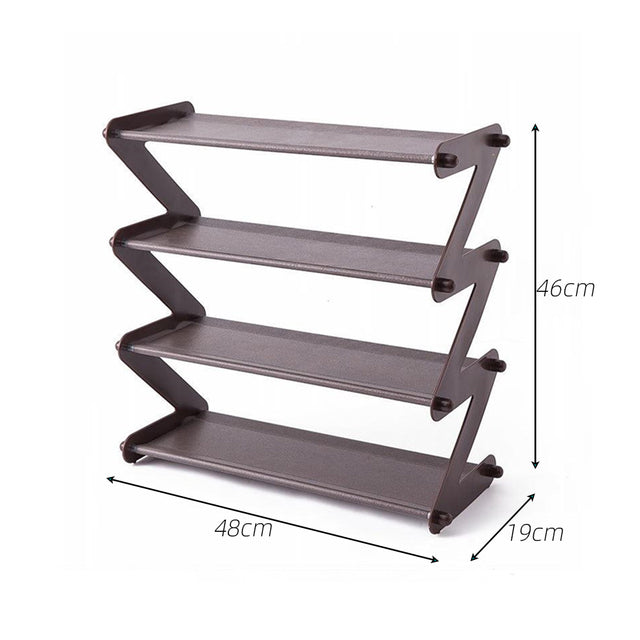 Minimal Z Adjustable Table Organizer and Shoe Rack - Image 7