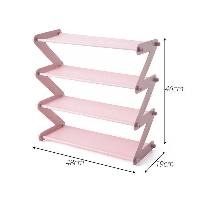 Minimal Z Adjustable Table Organizer and Shoe Rack - Image 8