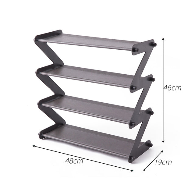 Minimal Z Adjustable Table Organizer and Shoe Rack - Image 9