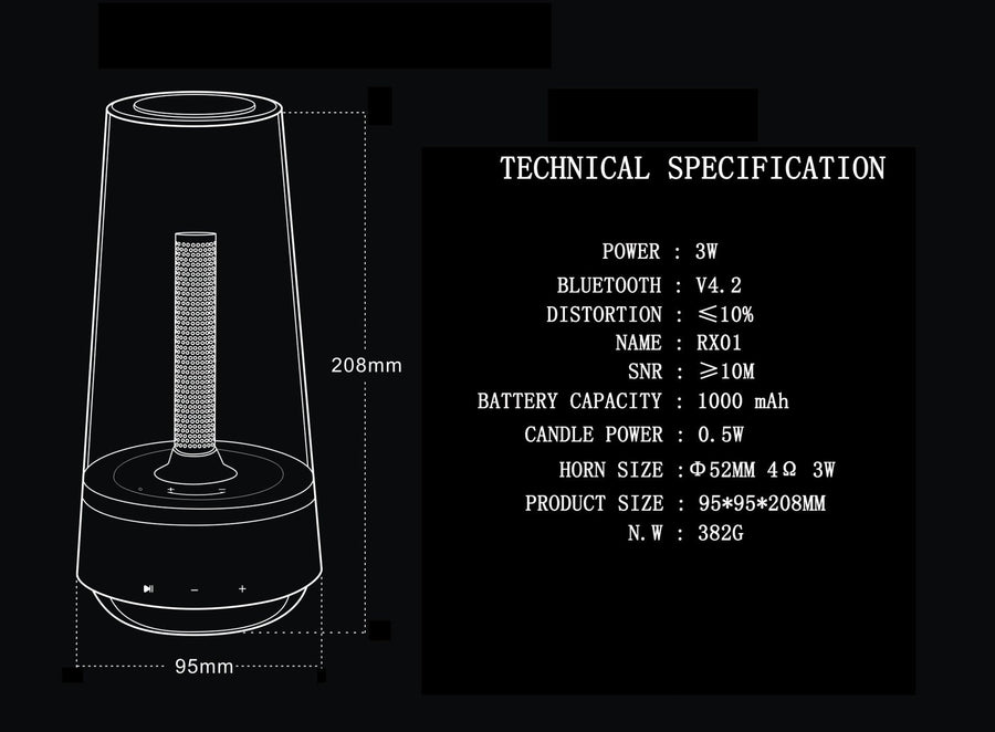 Portable Atmosphere Night Light Speaker - Image 10