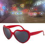 Heart Special Light Effect Party Glasses