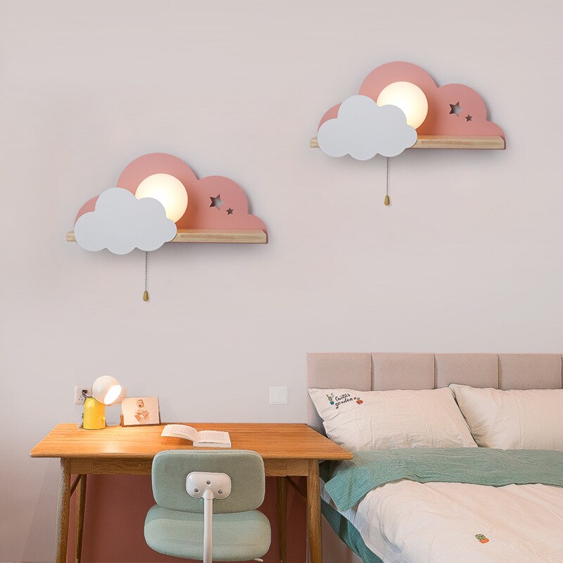 Nordic Kids Cloud Sky LED Wall Lamp