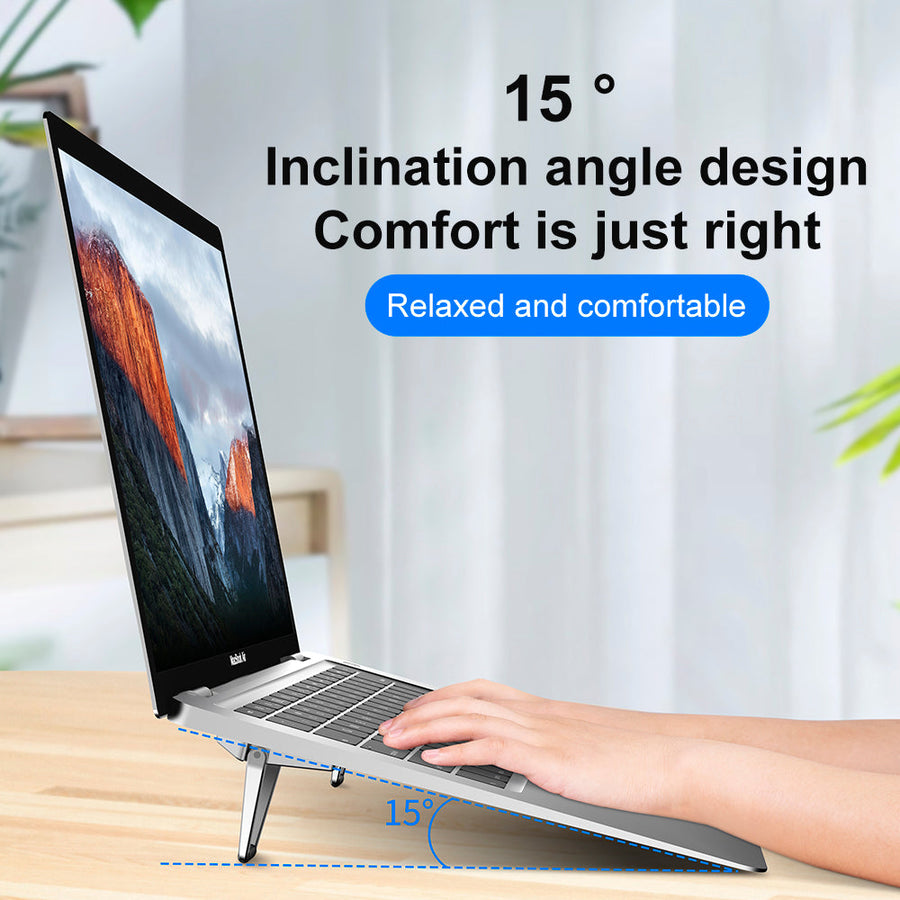 Foldable Metal Laptop Holder Stand Bracket - Image 3