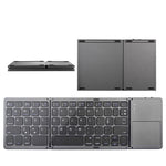 Universal Mini Foldable Wireless Keyboard with Touchpad