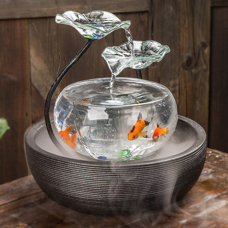 Ceramic Fountain Creative Fish Tank - Image 0
