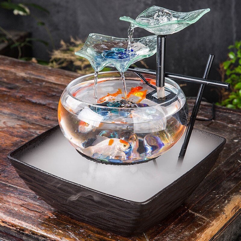 Ceramic Fountain Creative Fish Tank