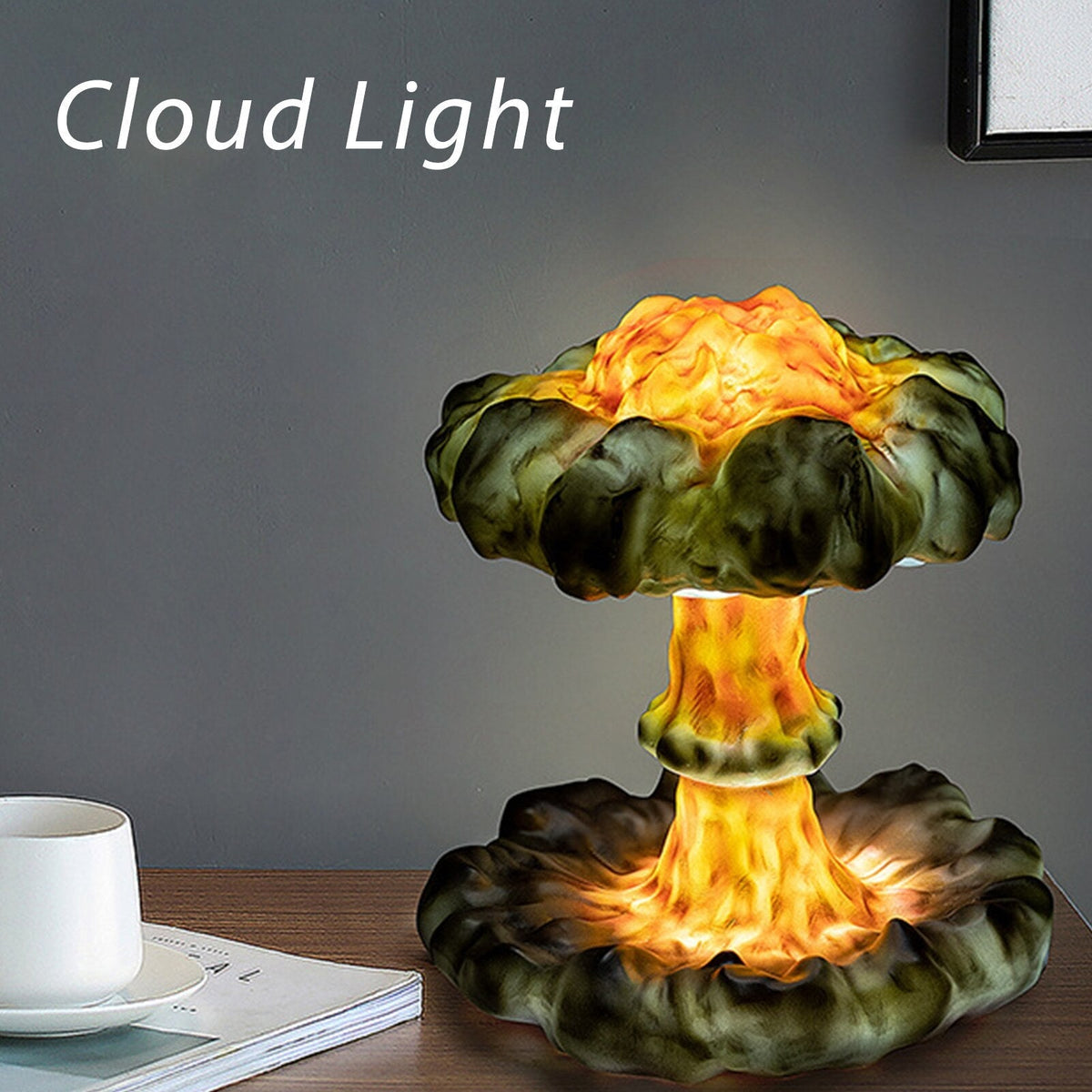 Creative 3D Mushroom Cloud Night Lamp