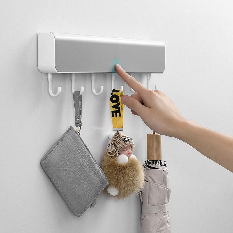 Wall-Mounted Wide Storage Box Rack - Image 1