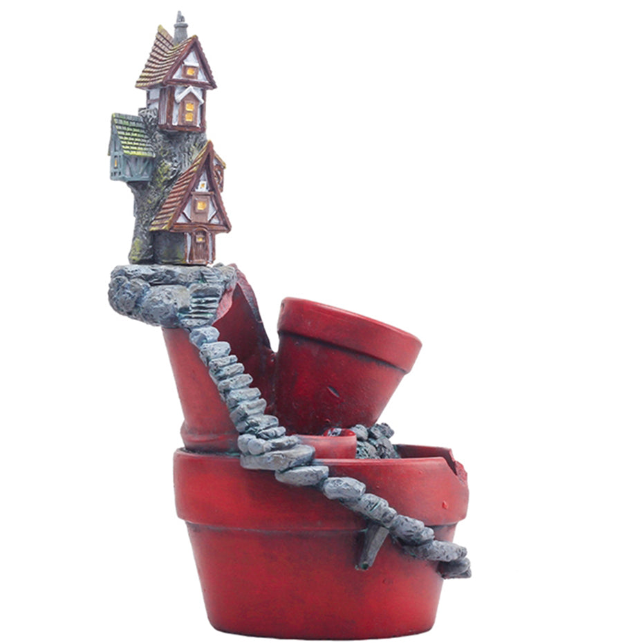 Fairy Garden House Creative Resin Flowerpot