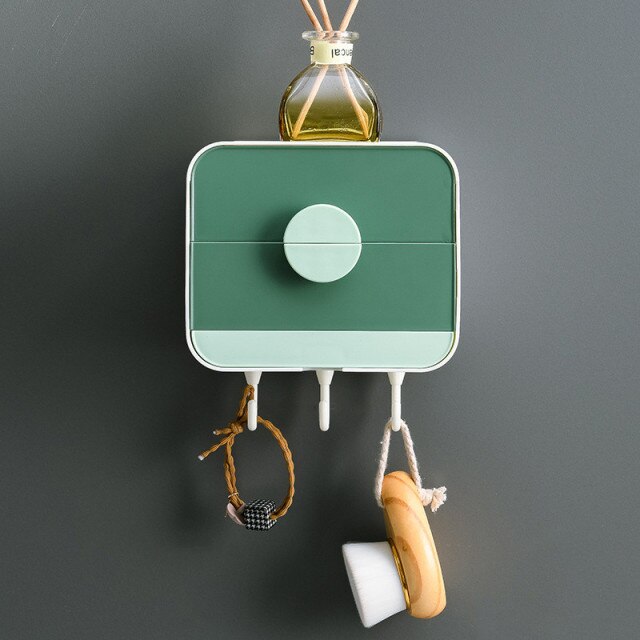 Drill-Free Wall Mounted Soap Box Container - Image 6