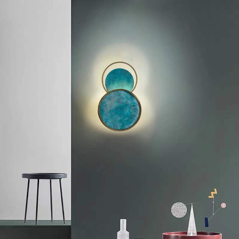 Post Modern Turquoise Elegant Wall Lamp