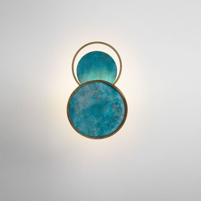 Post Modern Turquoise Elegant Wall Lamp