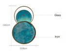 Post Modern Turquoise Elegant Wall Lamp