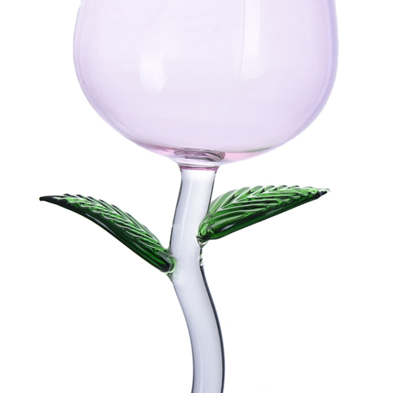 Rose Shape Elegant Wine Glass - Image 5