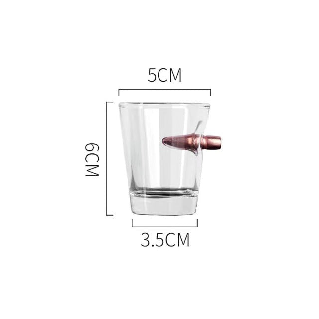 Creative Bullet Whisky Glass