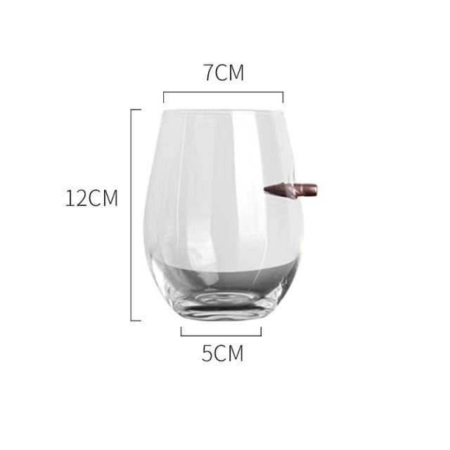 Creative Bullet Whisky Glass