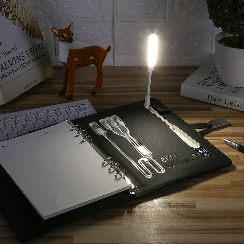 Business Class Power Bank Light Charging Notebook - Image 0