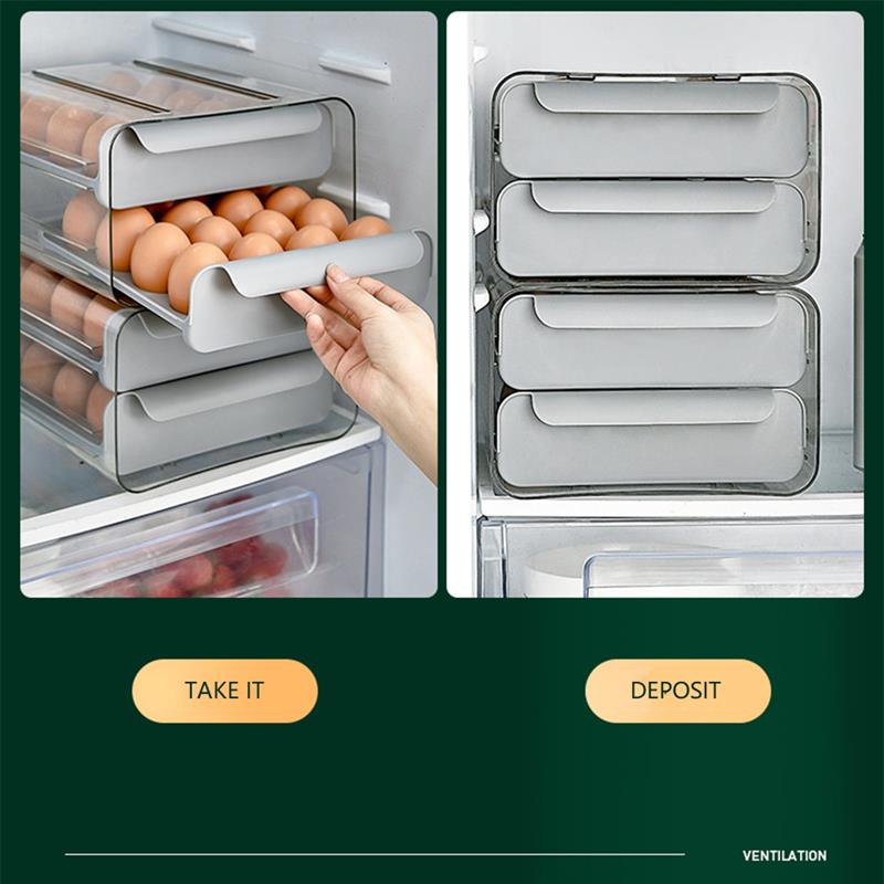 Smart Large Capacity Stackable Egg Storage Box - Image 2