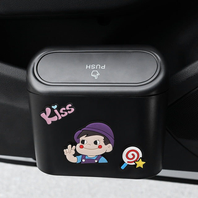 Cute Cartoon Car Door Trash Can - Image 8
