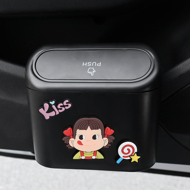 Cute Cartoon Car Door Trash Can - Image 13