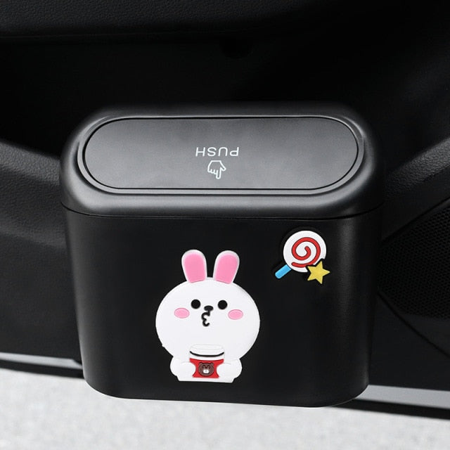 Cute Cartoon Car Door Trash Can - Image 14
