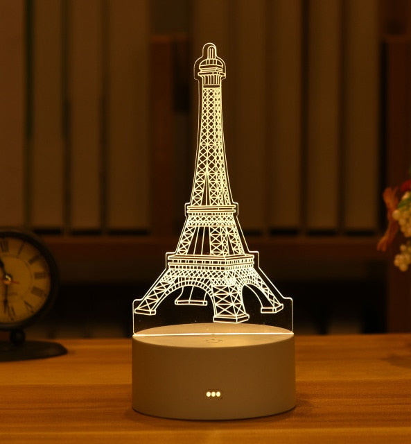 3D Creative Animals Bedside LED Night Lamp - Image 3