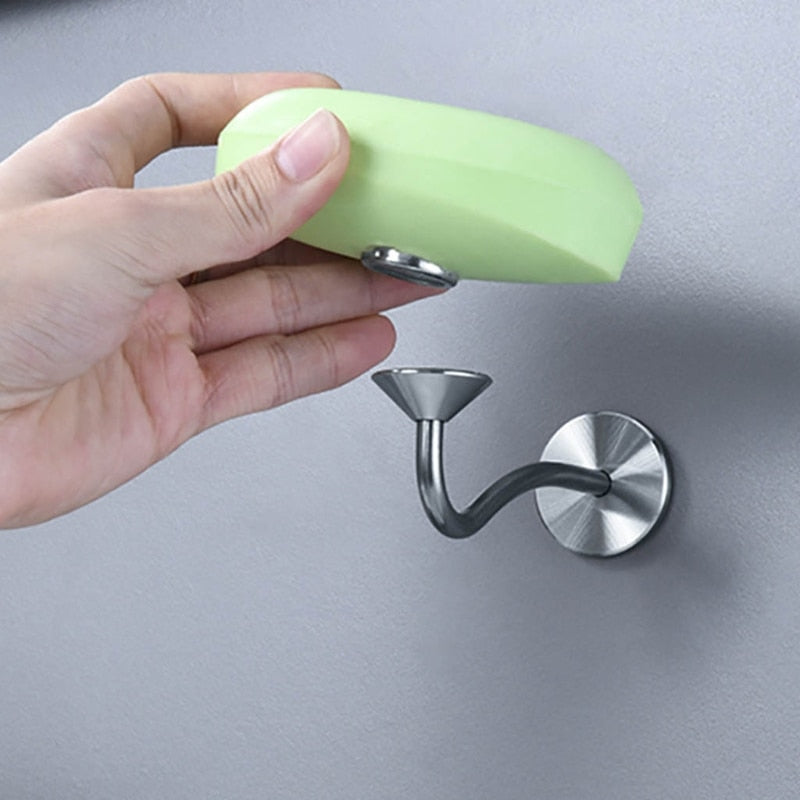 Wall-Mounted  Magnetic Soap Holder Rack - Image 10