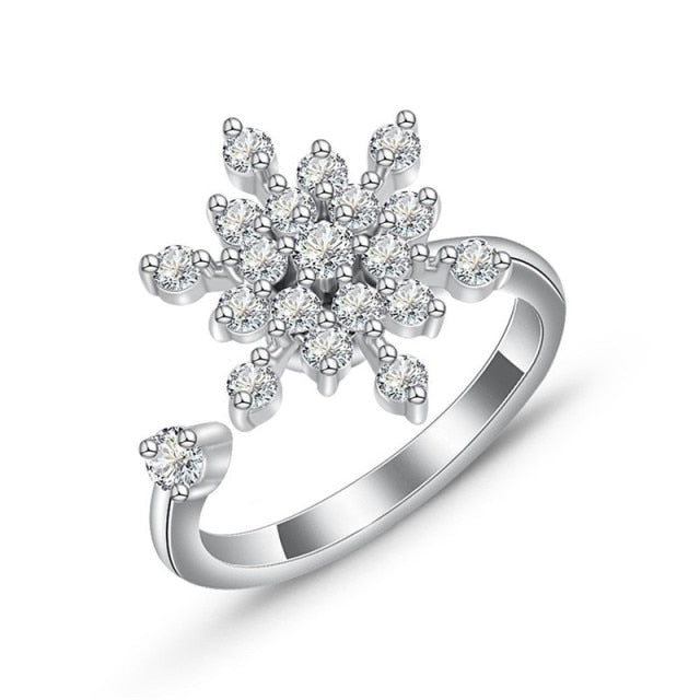 Elegant Sunflower Sunshine Rotating Ring - Image 8