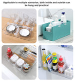 4pcs Retractable Refrigerator Shelf Organizer Divider