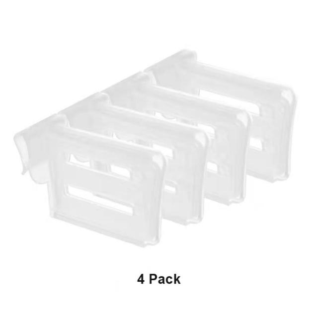 4pcs Retractable Refrigerator Shelf Organizer Divider - Image 4