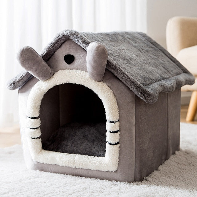 Breathable Cozy Warm Plush Pet House - Image 6